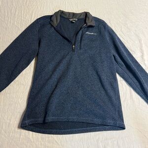 Men Eddie Bauer quarter zip